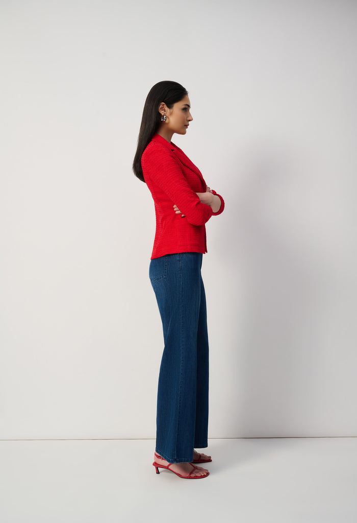 Wide-leg Stretch Jeans