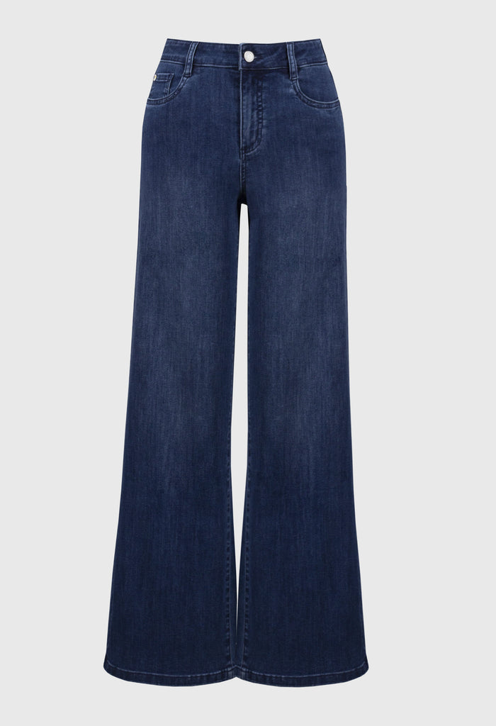 Wide-leg Stretch Jeans