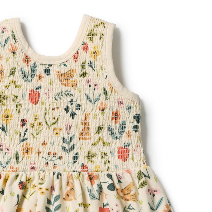 Wilson & Frenchy Dress & Bloomer Set - Summer Garden