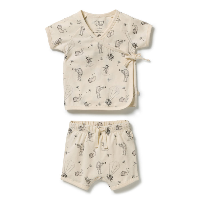 Wilson & Frenchy Organic Kimono Set - Whispering Willow