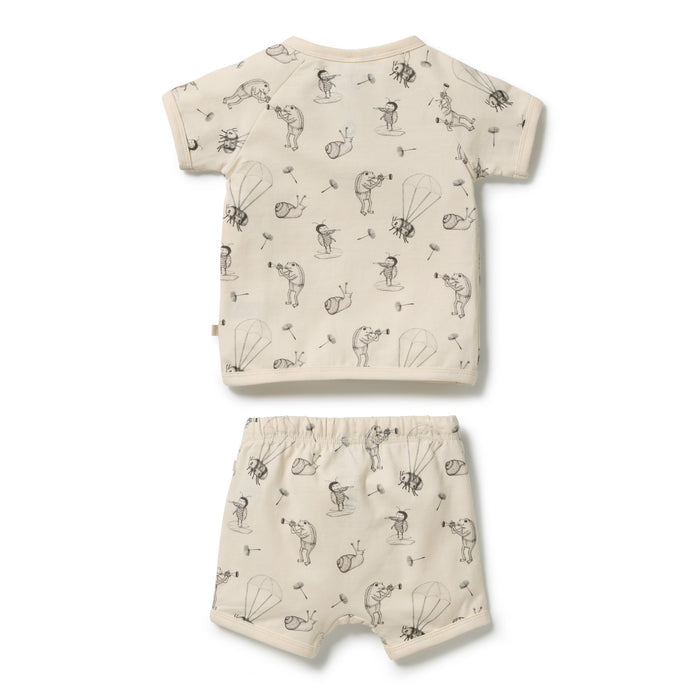 Wilson & Frenchy Organic Kimono Set - Whispering Willow
