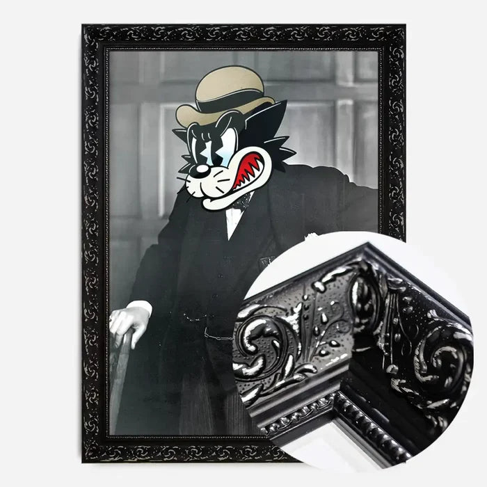 21x30cm | 8¼ x 11¾in / Black Ornate Frame