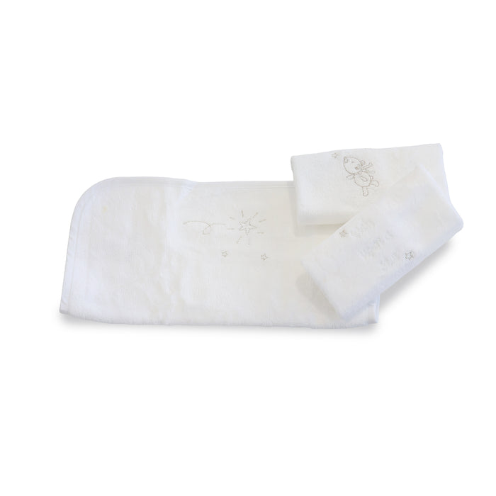Wish Upon A Star 3pk Face Washers