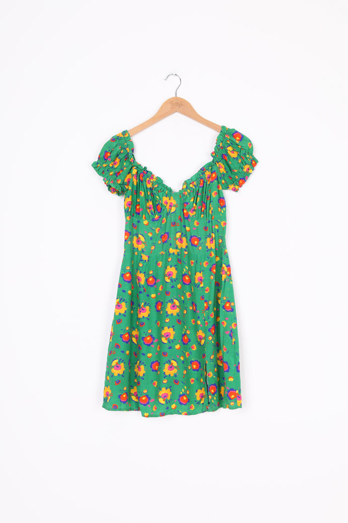 With Jean Womens Green Dress Size M