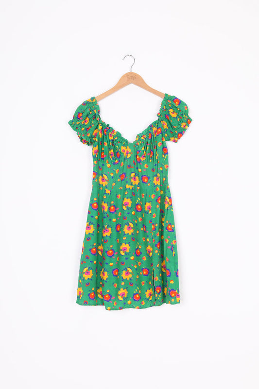 With Jean Womens Green Dress Size M