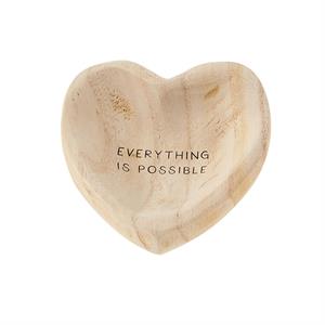 Wood Heart Trinket Holder - 3 styles
