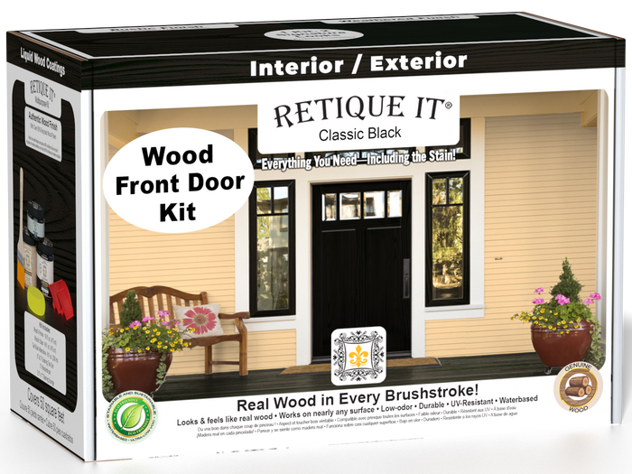 Wood'n Finish Front Door Kit - Classic Black — box hero
