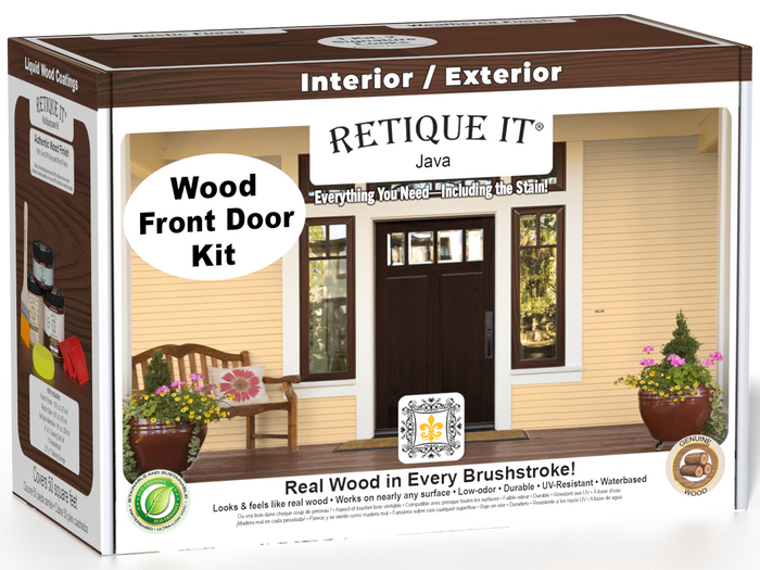 Wood'n Finish Front Door Kit - Java — box hero