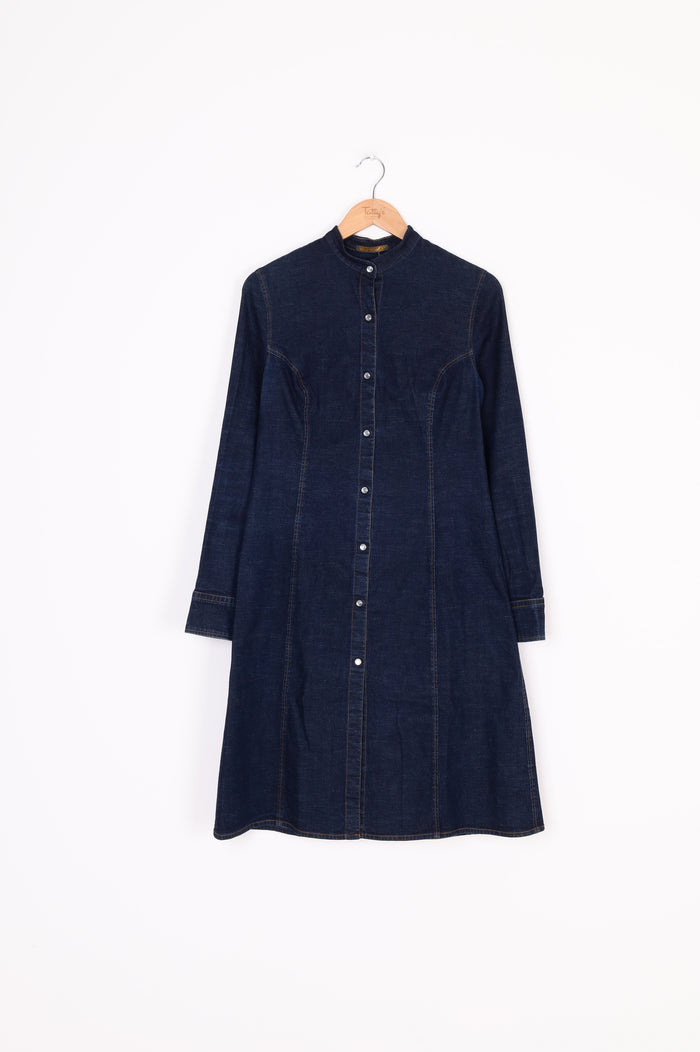Workshop Womens Blue Dress Size 14