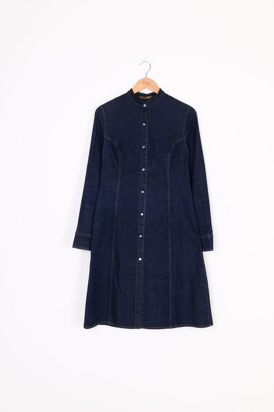 Workshop Womens Blue Dress Size 14