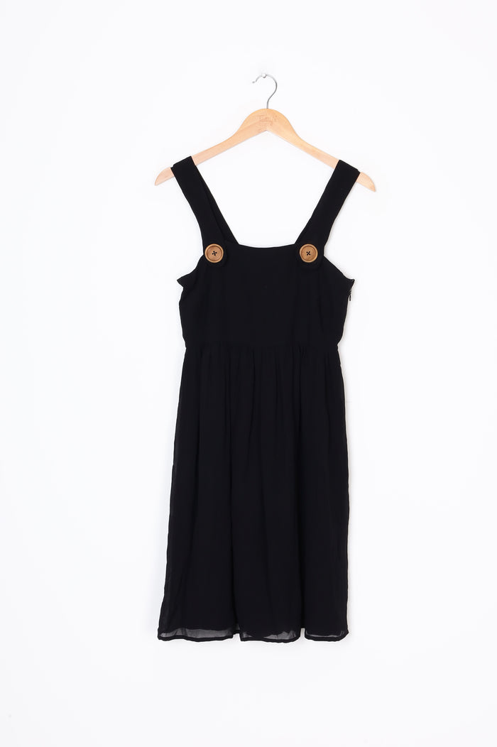 World (NZ made) Womens Black Dress Size S