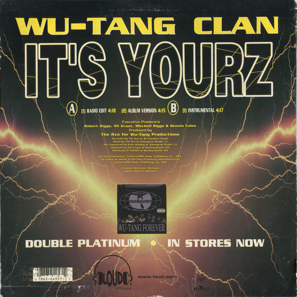 Wu-Tang Clan - It's Yourz (12") [US] 1st (Very Good Plus (VG+))