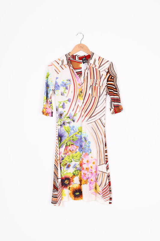 Yvonne Bennetti Womens Cream Dress Size 2