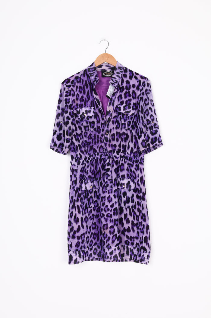 Yvonne  Bennetti Womens Purple Dress Size 4
