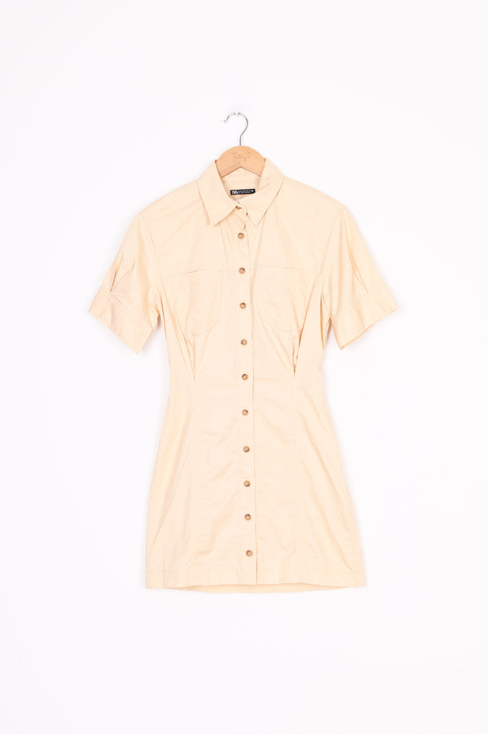 Zara Womens Cream Dress Size XS