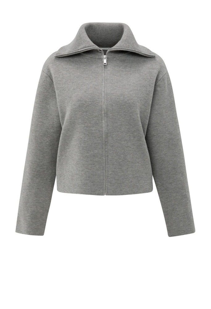 Zip-Up Cardigan