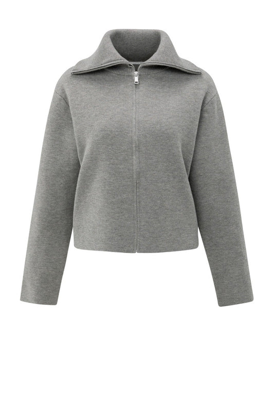 Zip-Up Cardigan