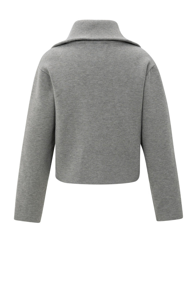 Zip-Up Cardigan