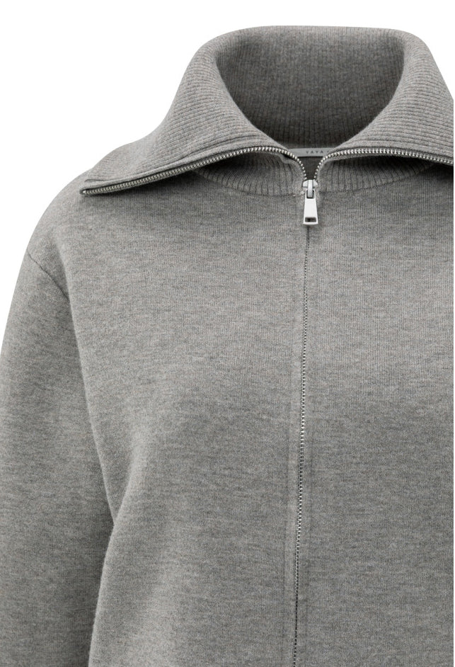 Zip-Up Cardigan